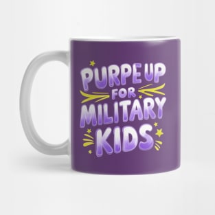 Purple Up For Military Kids Mug